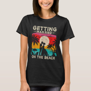 Camiseta Despedida de Solteiro Casando na Praia Noiva