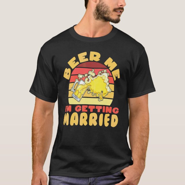 Camiseta Despedida de Solteiro Cerveja de Solteiro Me Estou (Frente)