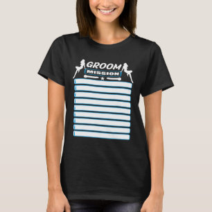 Camiseta Despedida de Solteiro Com Lista de Tarefas - Taref