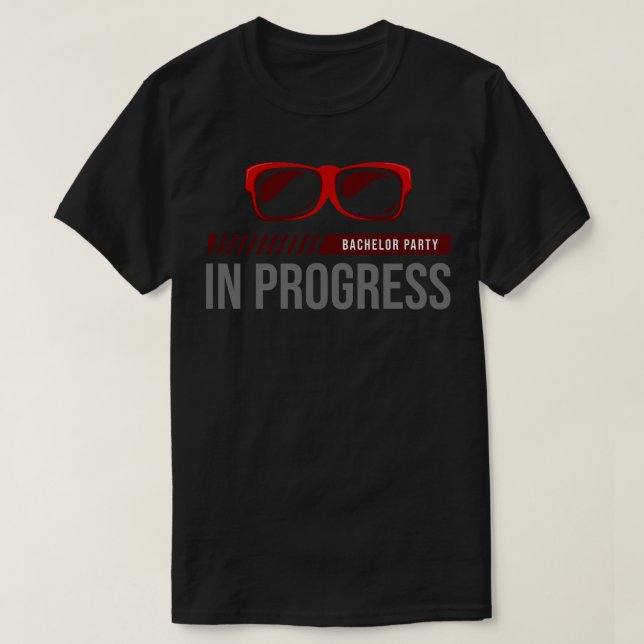 Camiseta Despedida de Solteiro com Óculos de Sol (Frente do Design)