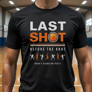 Camiseta Despedida de Solteiro de Basquetebol Último Tiro L