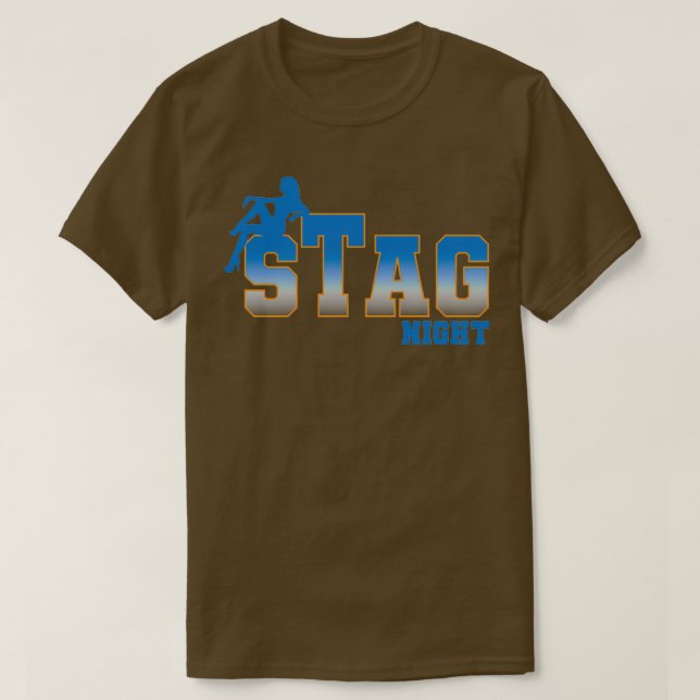 Camiseta Despedida de solteiro de Stag Night (Frente do Design)