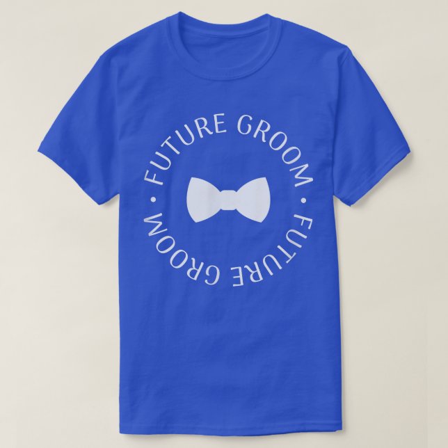 Camiseta Despedida de Solteiro do Futuro Noivo Equipe de Be (Frente do Design)