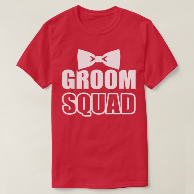 Camiseta Despedida de solteiro do Groom Squad 3 (Frente do Design)