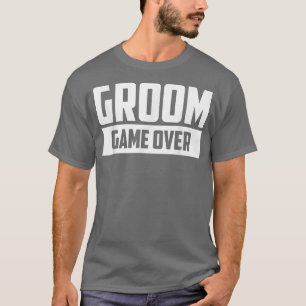 Camiseta Despedida de Solteiro do Noivo Jogo Terminado Enco