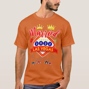 Camiseta Despedida de Solteiro em Vegas Casado em Vegas Noi