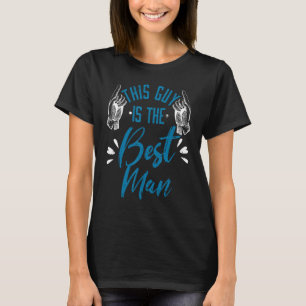 Camiseta Despedida de Solteiro Este Cara é o Padrinho Bodas