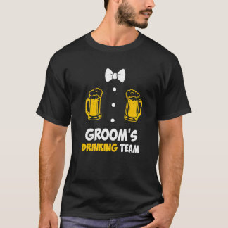 Camiseta Despedida de solteiro homens equipe noivo casament