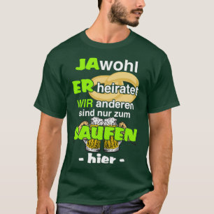 Camiseta Despedida de solteiro JGA ELE vai se casar