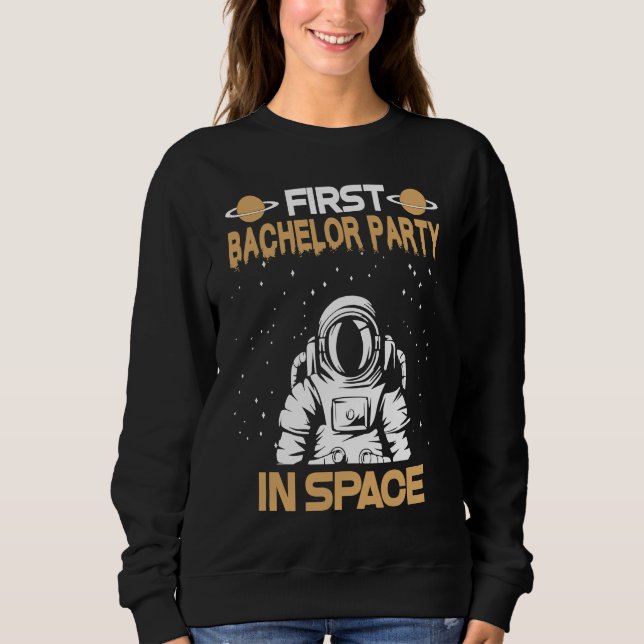 Camiseta Despedida de Solteiro no Espaço (Frente)