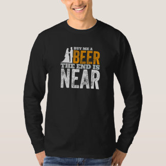 Camiseta Despedida de Solteiro Noivo Me Compre Uma Cerveja 