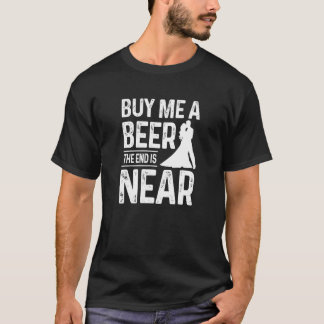Camiseta Despedida de Solteiro Noivo Me Compre Uma Cerveja 