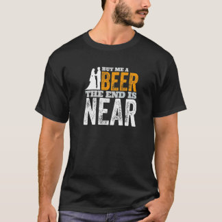 Camiseta Despedida de Solteiro Noivo Me Compre Uma Cerveja 