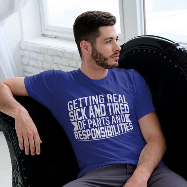 Camiseta Despedida para as Calças e Responsabilidades (Criador carregado)