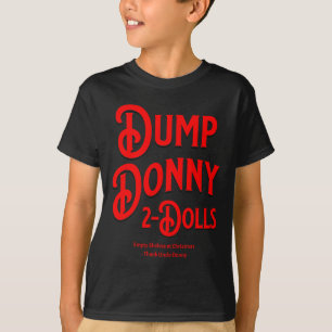 Camiseta Despejar Donny 2 Bonecas Duas Bonecas Trump Tarifa