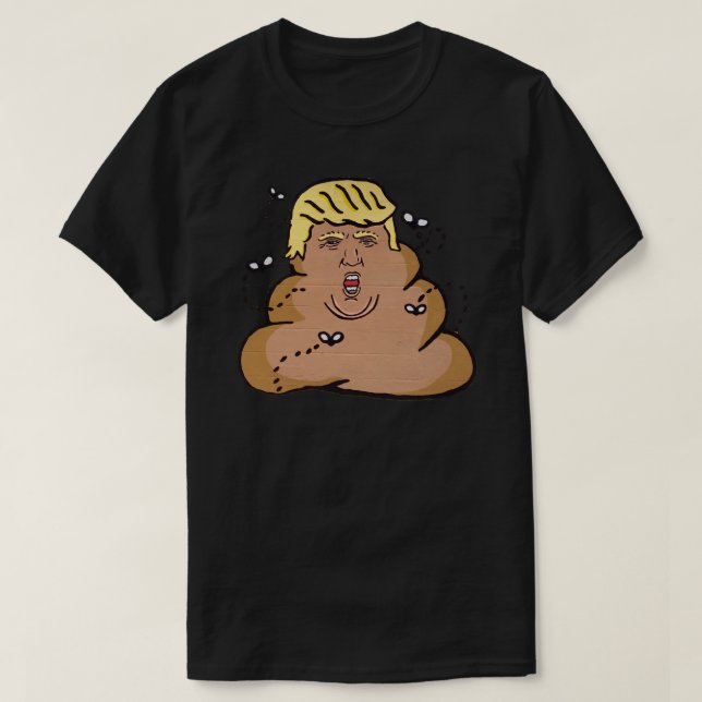 Camiseta Despejo de Trump - Estilo de Grafite Decal Donald  (Frente do Design)