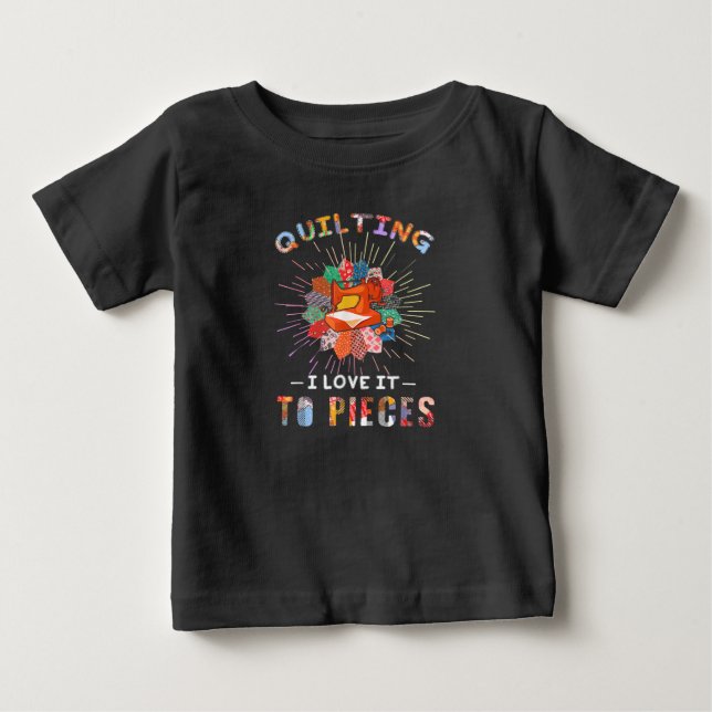 Camiseta Despejo E Costura Eu Amo A Pedaços (Frente)