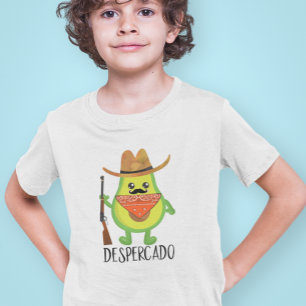 Camiseta Despercado Desperado Caubói Avocado Engraçado