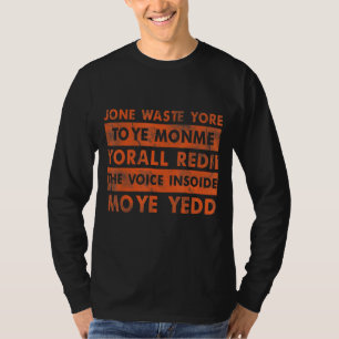 Camiseta Desperdiça Seu Toye Jone Desperdiça Seu Tempo