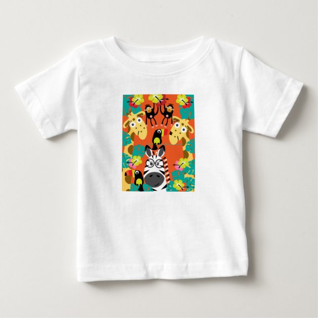 Camiseta Desperdício de animais da selva (Frente)