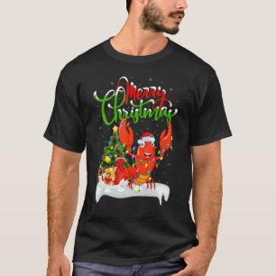 Camiseta Desperdícios de Papais noeis de lavagantes de peix