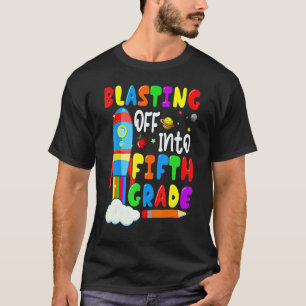 Camiseta Despertar Para A 5 De Volta Para Os Meninos Escola