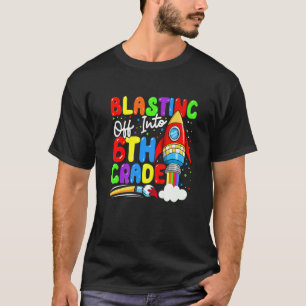 Camiseta Despertar Para A 6 De Volta Para Os Meninos Escola