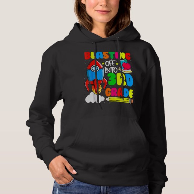 Camiseta Despertar Para O 3º Ano De Volta À Escola Para O 3 (Frente)