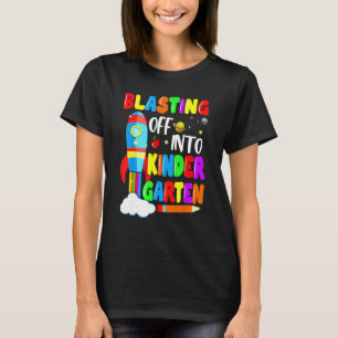 Camiseta Despertar Para O Jardim De Infância Engraçado De V