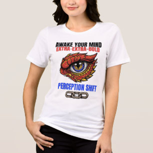 Camiseta Desperte o Turno de Percepção da Mente