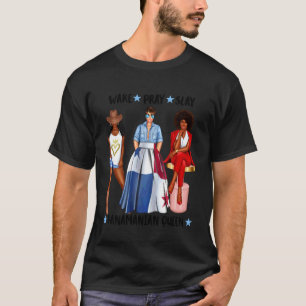 Camiseta Desperte Reze Mate Rainha Panamenha Mulheres Negra