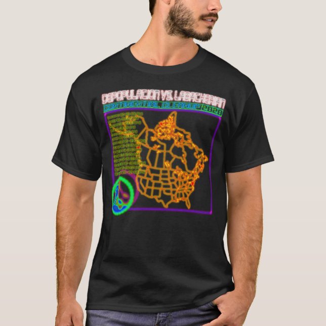 Camiseta DESPOPULAÇÃO VS LABATHERIAN Tour 2020 (Frente)