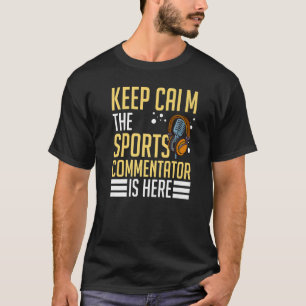 Camiseta Desportista Esportivo Apresentador de Esporte 1
