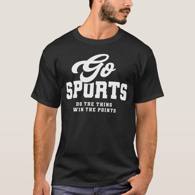 Camiseta Desportivo Go - Esportes Engraçados (Frente)