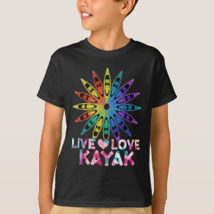 Camiseta Desporto de Remo de Canoa Barco Remador Viver Amar