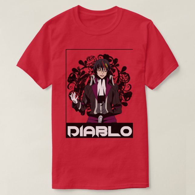 Camiseta Dessa Vez Eu Fui Reencarnado Como Um Slime Diablo  (Frente do Design)