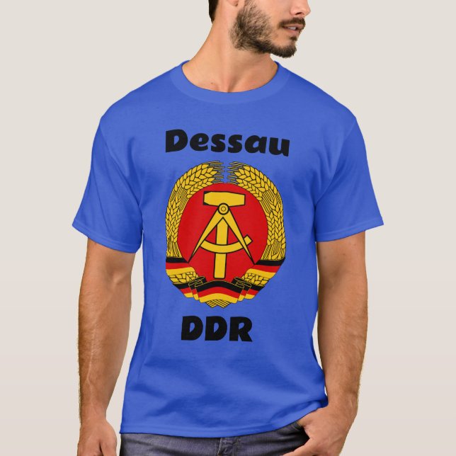Camiseta Dessau, DDR, Dessau, Alemanha (Ossi Oriental) (Frente)