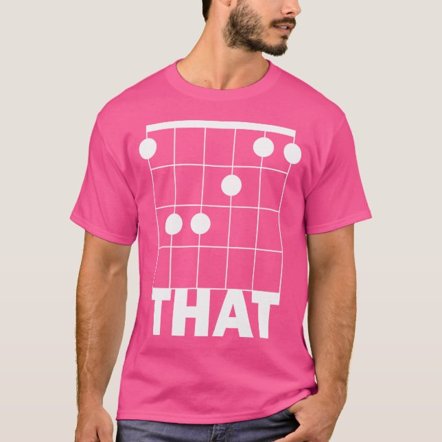 Camiseta Desse acorde de guitarra engraçado (Frente)