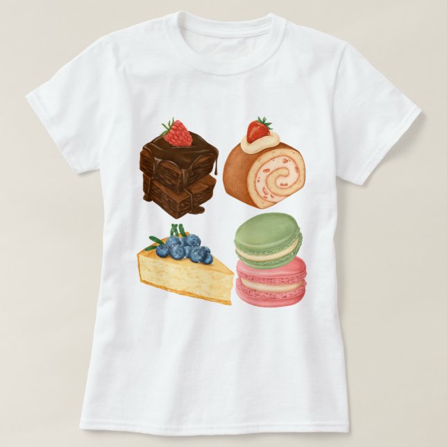 Camiseta Desserts (Frente do Design)