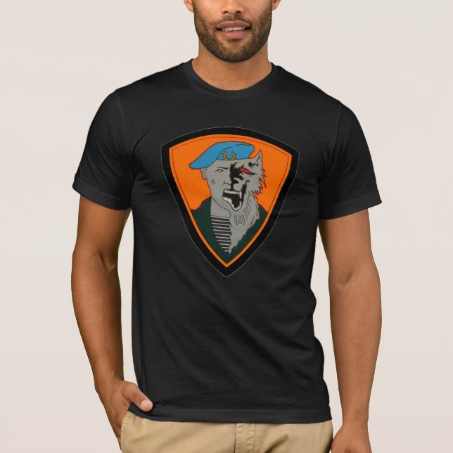 Camiseta Destacamento "homem-lobo " de Spetsnaz (Frente)