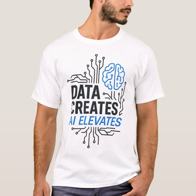 Camiseta Destaque da Fundação de Dados: Tecnologia de Eleva (Frente)