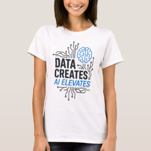 Camiseta Destaque da Fundação de Dados: Tecnologia de Eleva