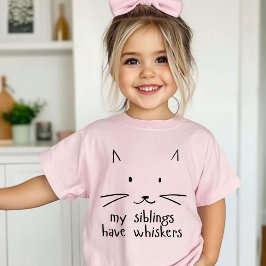 Camiseta Destaque de Gato Mínimo Cortado