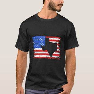 Camiseta Destaque de Sinalizador do Texas American Incomoda