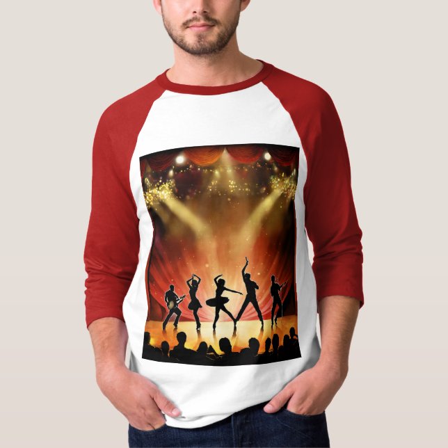 Camiseta Destaque sobre o sucesso: um tributo ao desempenho (Frente)