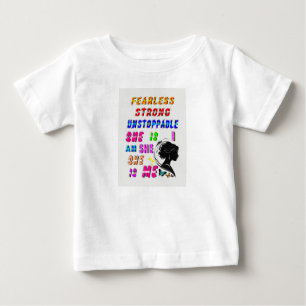 Camiseta Destemida Forte Inparável Ela É
