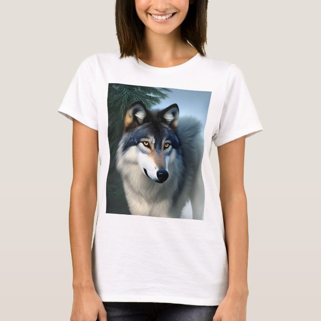 Camiseta Destemido o Lobo Ártico,   (Frente)