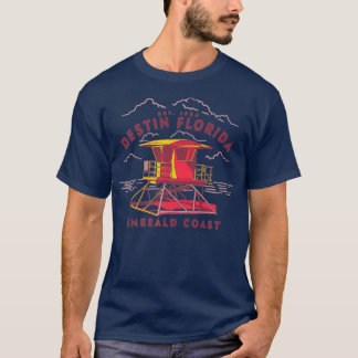 Camiseta Destin Florida Est 1984 Life Guarda Premium
