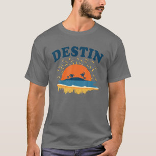 Camiseta Destin Florida FL City Tourist Souvenir Gift Men W
