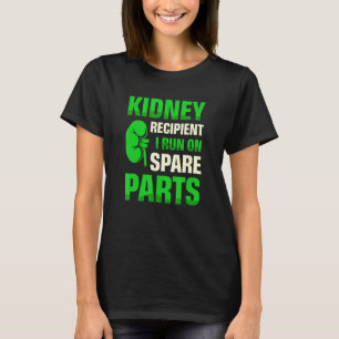 Camiseta Destinatário Do Rim Que Eu Corro No Órgão De Peças